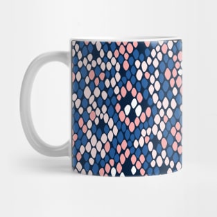 Snakeskin Pattern (Blue and Pink) Mug